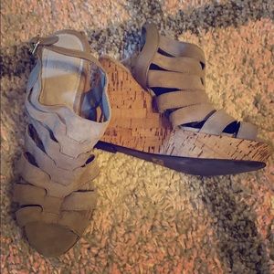Platform wedge sandals